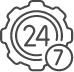 7/24 Service